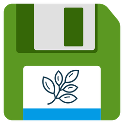 herb and floppy disk