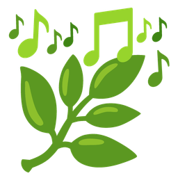 herb and musical notes