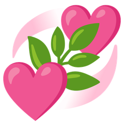 herb and revolving hearts