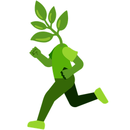 herb and running shoe