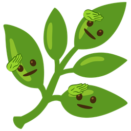 herb and saluting face