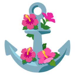 hibiscus and anchor