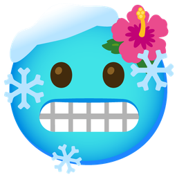 hibiscus and cold face