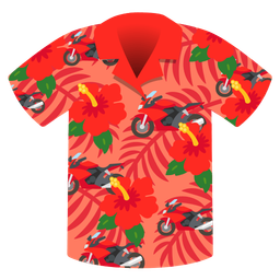 hibiscus and motorcycle