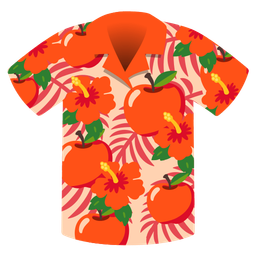 hibiscus and red apple