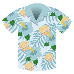 hibiscus and ringed planet