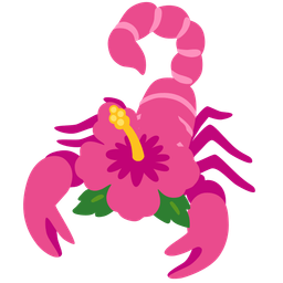 hibiscus and scorpion