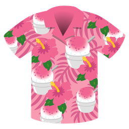 hibiscus and shaved ice