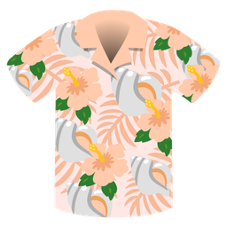 hibiscus and spiral shell