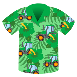 hibiscus and tractor