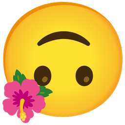 Hibiscus and Upside-down face