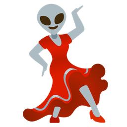 high-heeled shoe and alien