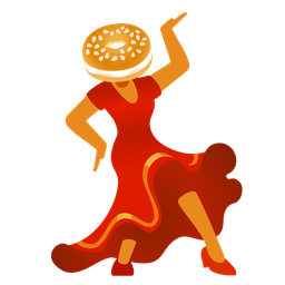 high-heeled shoe and bagel