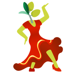 high-heeled shoe and olive