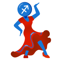 high-heeled shoe and Sagittarius