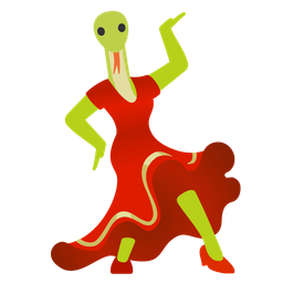 high-heeled shoe and snake