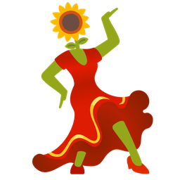 high-heeled shoe and sunflower