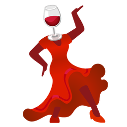 high-heeled shoe and wine glass