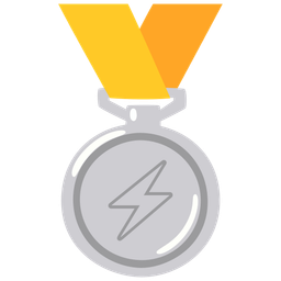 high voltage and 2nd place medal