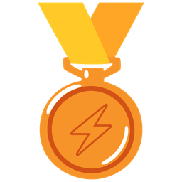 high voltage and 3rd place medal