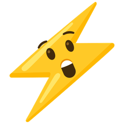 high voltage and astonished face