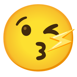 High voltage and Face blowing a kiss