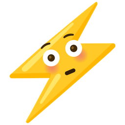 high voltage and flushed face