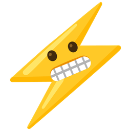 High voltage and Grimacing face