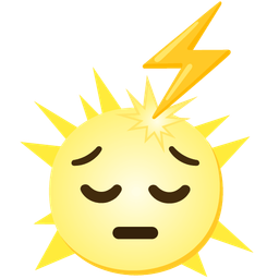 high voltage and pensive face