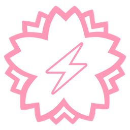 high voltage and white flower