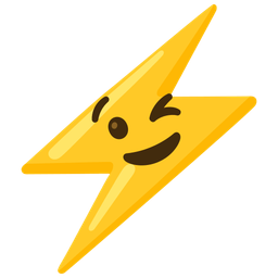 High voltage and Winking face