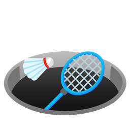 hole and badminton