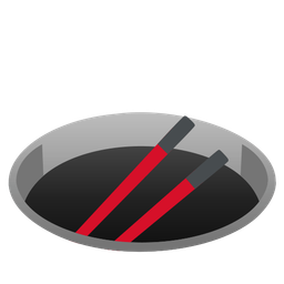 hole and chopsticks