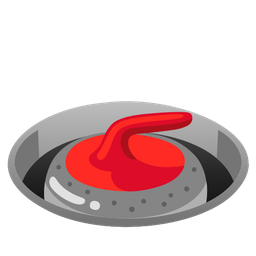 hole and curling stone