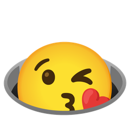 Hole and Face blowing a kiss