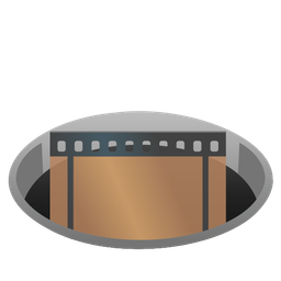 hole and film frames