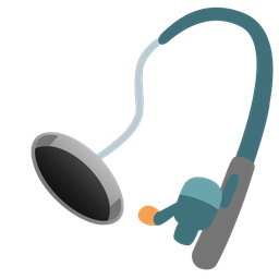 hole and fishing pole