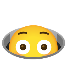 hole and flushed face