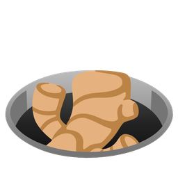 hole and ginger root