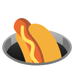 hole and hot dog