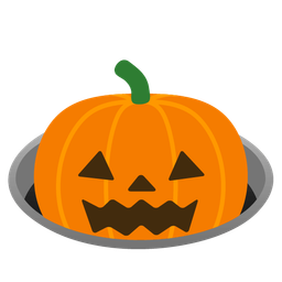 hole and jack-o-lantern