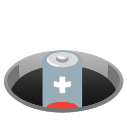 hole and low battery