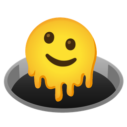 Hole and Melting face