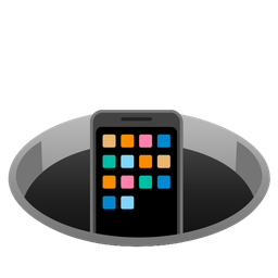 hole and mobile phone