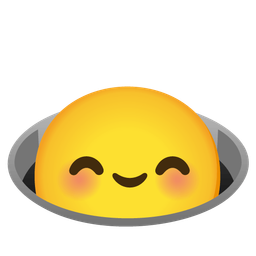 Hole and Smiling face with smiling eyes