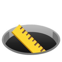 hole and straight ruler