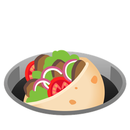 hole and stuffed flatbread