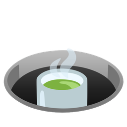 hole and teacup without handle