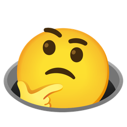 hole and thinking face