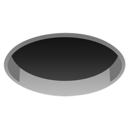 Hole and Upside-down face